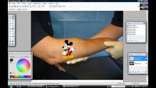 Paintnet Tutorial  How to Make a Tatoo [upl. by Annekcm135]