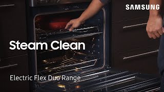 How to use the Steam Cleaning feature to clean your Oven  Samsung US [upl. by Noivax471]