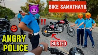 Police la aja warning dhayo 🤧😡  Bike dherai modified bhayo ara 😣😭😭 [upl. by Gilletta]