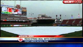 Joey Votto Signs 10Year Deal With Reds [upl. by Odab]