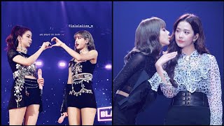 BLACKPINK Lisa 💋 KISS 💋jisoo lisoo [upl. by Sixla]