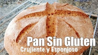 Receta de Pan sin Gluten  paso a paso  casero 100 natural Gluten free bread [upl. by Schnurr]