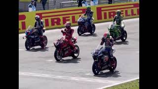 Race 1 WSBK ASSEN 2024 Spinneli beat Toprak and Bautista [upl. by Eenal]