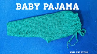 Knitted Baby Pajama For Beginners knitted Baby Trouser Easily In Hindi [upl. by Cathyleen]