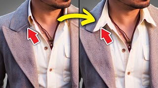 How To Style A Shirt Collar Over A Lapel Suit In 2024 [upl. by Leonerd]