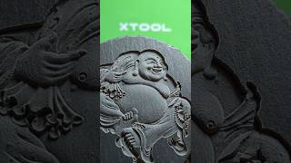 Laser Deep 3D Embossing On Slate With xTool F1 Ultra [upl. by Saum]