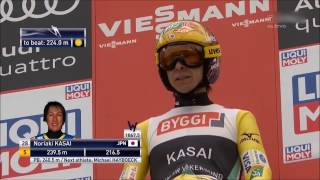 Noriaki Kasai 2415 m Vikersund 2017 PB [upl. by Eras]