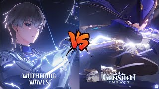 Xiangli Yao VS Clorinde Comparison of Gameplay and Animation effects  Wuthering vs Genshin [upl. by Ettesus]