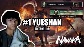 No 1 Yueshan in Texline  Naraka Bladepoint Gameplay [upl. by Notlem229]