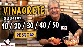 RECEITA DE VINAGRETE RÁPIDO E COMPLETO [upl. by Lynde]