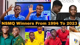 NSMQ Winners🏆 From 1994 To 2023 [upl. by Ecneret]