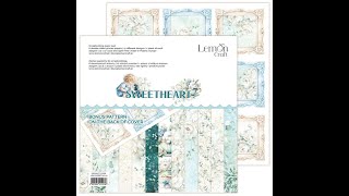 LemonCraft  Papirblok 30x30  Sweetheart  Paper Pad  LEMSWEETHA01 [upl. by Mattox]