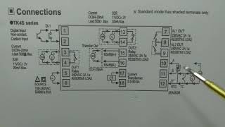 Autonics TK4  How to wiring amp change setting PT100 ohm  RTD temperature sensor [upl. by Uis]