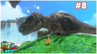 Dinosaur mayhem  Super Mario Odyssey Gamas Adventures  part 8 [upl. by Enrika348]