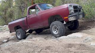 1993 Dodge W150 Power RamWagon walk around and offroad [upl. by Brest]