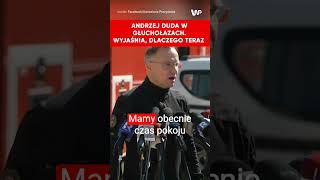 Andrzej Duda w Głuchołazach quotDlaczego dopiero terazquot [upl. by Lilyan790]