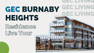 GEC Burnaby Heights Live Residence Tour  Student Housing in Vancouver [upl. by Gwenette]