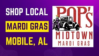 Shop Local for Mardi Gras in Mobile ALPop’s Midtown [upl. by Nobie]