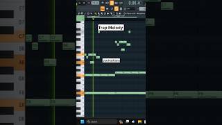 Trap Melody With Halftime in fl studio trapbeat [upl. by Arabel]