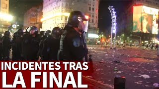 Disturbios en Buenos Aires tras proclamarse River campeón  Diario AS [upl. by Neelahs968]