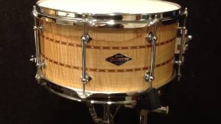 Steve Maxwell Craviotto maple Radio King style snare drum [upl. by Lovato873]