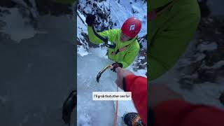 Tech Tip When ice climbing make sure you use the Black Diamond Hydra Ice Tool [upl. by Cia471]