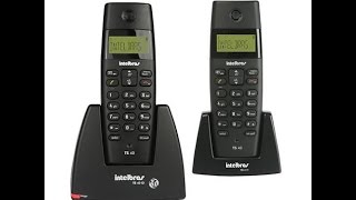 Configurando Telefone sem fio ramal interfone da marca Intelbras [upl. by Einitsed]