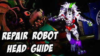 Repair Robot Head Mission Guide decommission Roxy  FNAF Security Breach Walkthrough Part 11 [upl. by Ania201]