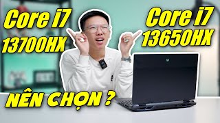 Chip Cắt Điện trên Laptop Gaming có thực sự Thua Kém quá xa  Core i7  13650HX vs Core i7  13700HX [upl. by Marty790]