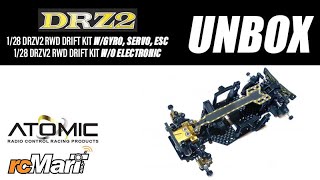 Atomic 128 DRZV2 RWD Drift Car Kit Unbox [upl. by Yelsa430]