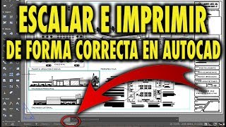 ESCALAR e IMPRIMIR de forma correcta en AutoCAD [upl. by Hoem439]