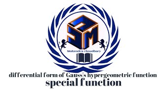 Differential form of Gausss hypergeometric function special function [upl. by Errised]