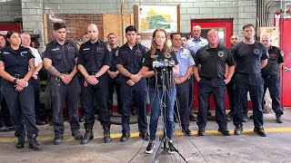 FDNY officials provide update on pedestrian struck in Brooklyn [upl. by Gudrun801]