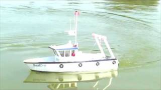 SealOne  Modified ROBBE RC boat Paula III at Greifensee Switzerland [upl. by Antonella436]