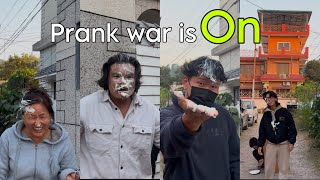 PRANK WAR PIE ON THE FACE [upl. by Brana]