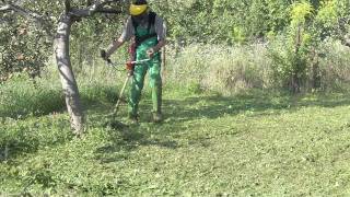 Dolmar MS  MakitaDolmar Strimmer Line in dense grass [upl. by Siron]