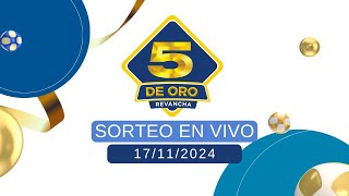 Sorteo 5 de Oro  17112024 [upl. by Anohs]