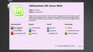 Installation av Linux Mint Svenska [upl. by Anola758]