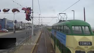 Blackpool Heritage Tram Tour 10th April 2018 [upl. by Eisaj]