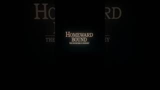 Homeward Bound The Incredible Journey 1993 Title Card [upl. by Stclair881]