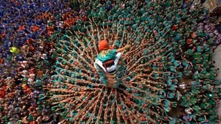 Concurs de Castells de Tarragona  4d10fm Castellers de Vilafranca [upl. by Dressler]