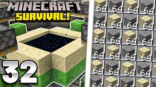 FARM de AREIA AUTOMÁTICA Minecraft Survival 32 [upl. by Elissa110]