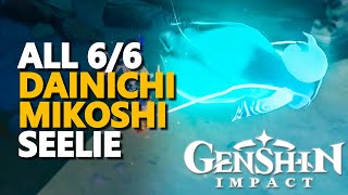 All Dainichi Mikoshi Seelie Genshin Impact [upl. by Aela]