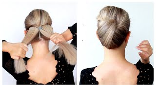 😱 EASY DIY UPDO 😱 Wedding Prom Updo Hair Tutorial by Another Braid shorts [upl. by Poree]