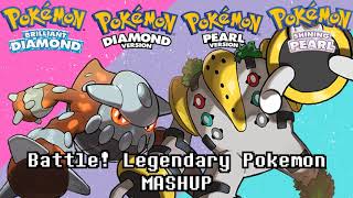 Sinnoh Legendary Pokemon Battle MASHUP Original amp BDSP Remaster [upl. by Atiana]