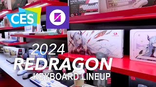 CES 2024  Here Is The Entire 2024 Redragon Keyboard Lineup [upl. by Aiyram]