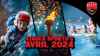 ASPTT Clermont  Teaser Avril Stage Sportifs 2024 [upl. by Aubrie467]