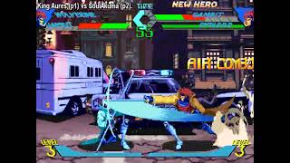 XMen vs Street Fighter King Aures vs SoulAkuma [upl. by Renault]