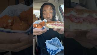 Culvers Grilled Reuben Melt amp Hot Honey Cheese Curds food foodreview fastfood culvers [upl. by Jarrad]