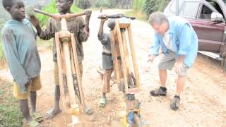 Bikes made of Wood By Hand By Boys Along Lake Kivu [upl. by Rudie]